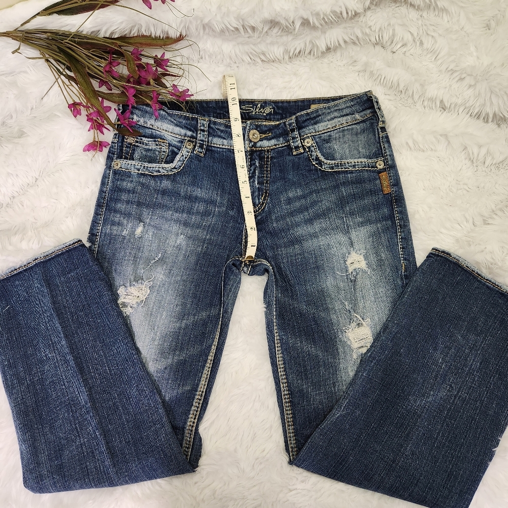 Silver Sam Distressed Jeans - Picture 3 of 6